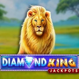 Diamond King Jackpots game by SpinPlay Games – logo hosted on BalooBet Casino