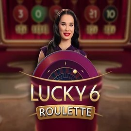 Official Live Casino logo: Lucky 6 Roulette by Pragmatic Play at BalooBet Casino