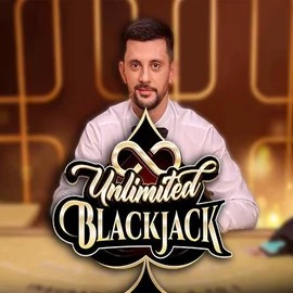 Unlimited Blackjack logo by Ezugi BalooBet Casino